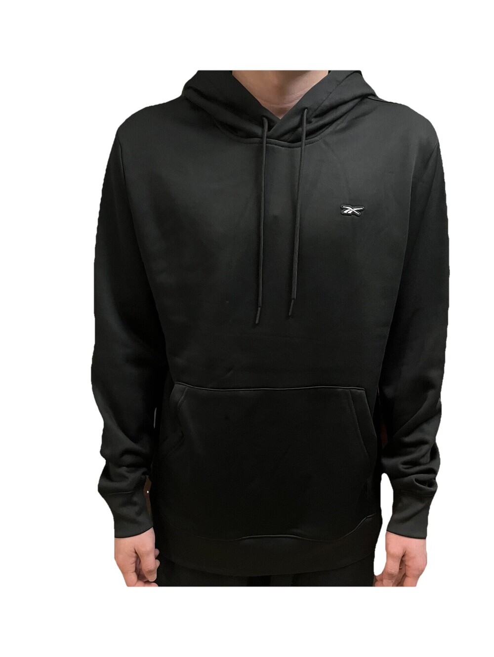 Brand New With Tags Reebok Vector Men’s Medium Black Fleece Lined Rally Hoodie
